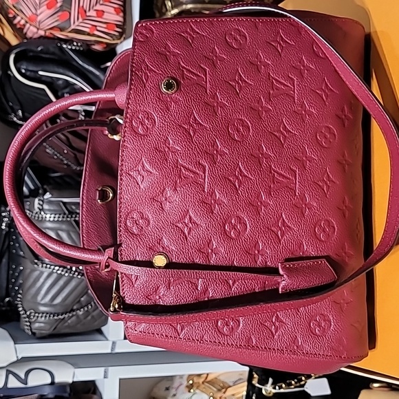 Louis Vuitton Empreinte Montaigne MM With Wallet Aurore Bundle set - Picture 3 of 16